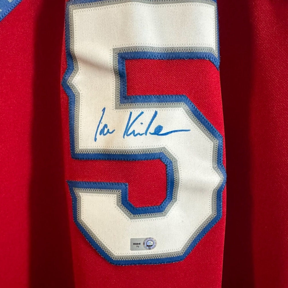 Texas Rangers Ian Kinsler #5 Signed jersey w COA - Picture 3 of 6